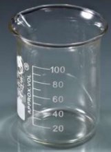 Pharmacy Glass Beaker 100ml (Qty 5) - Click Image to Close